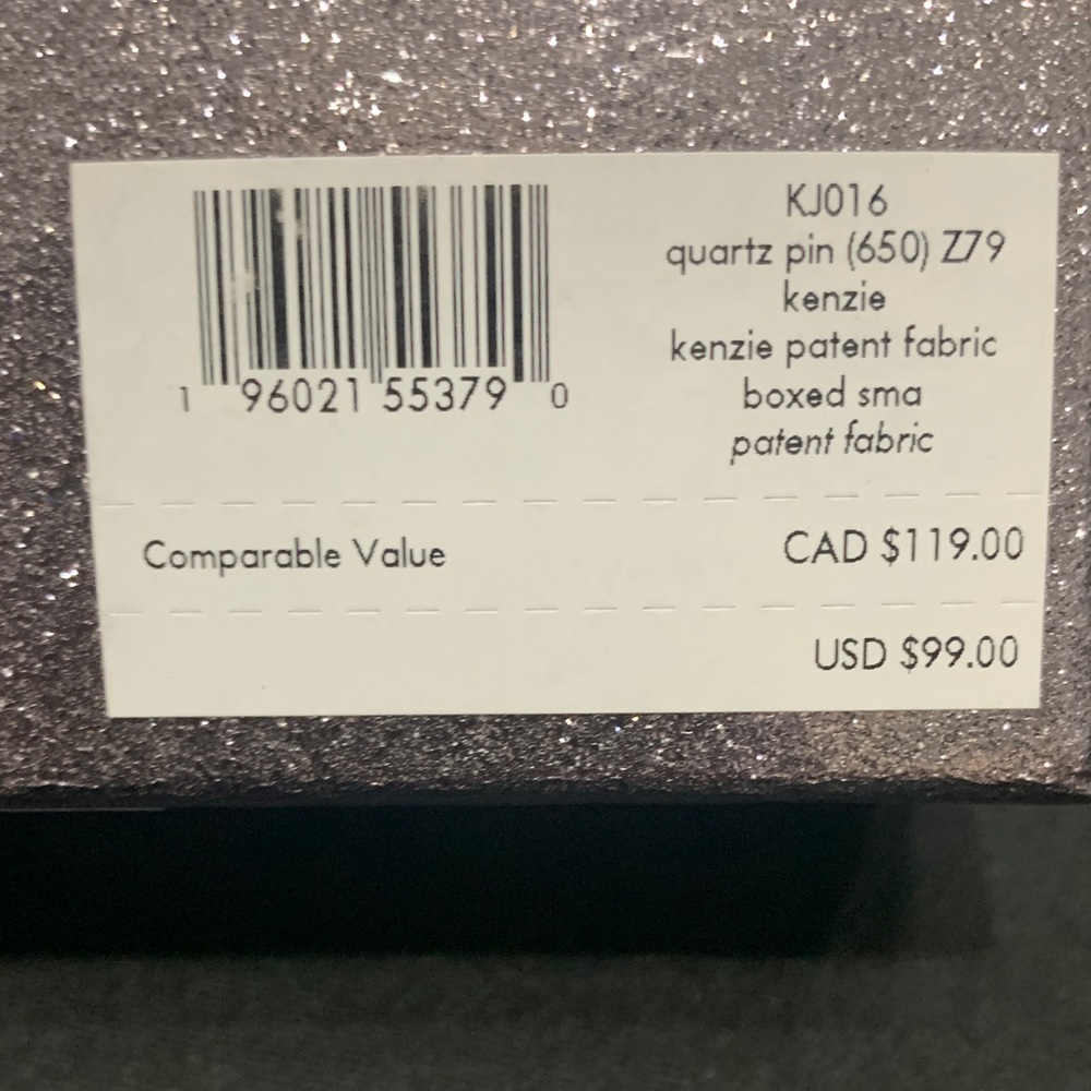 Kate Spade NWT Metallic lilac Card Holder - Picture 2 of 4